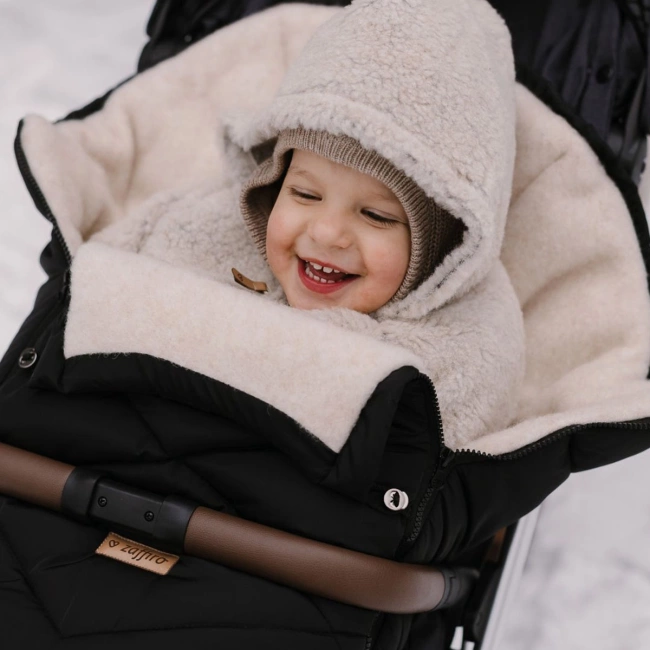 Zaffiro - Aspen GrowUp Wool Sleeping Bag - Black