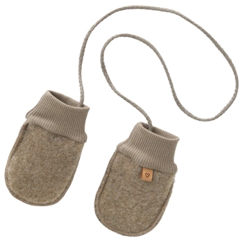 Zaffiro - Children's Mittens - Brown Premium Wool 0-12m