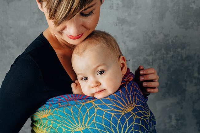Woven wrap LennyLamb - Rainbow Lotus