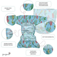 Otulacz do pieluszek XL NOC W LESIE 15-22 kg