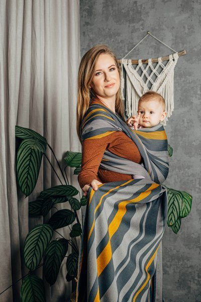Woven wrap LennyLamb - Smoky - Honey