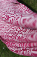 Chusta tkana Yaro Sling - La Vita Duo Fuchsia White Tencel Seacell