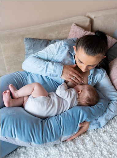 Wielofunkcyjna poduszka do karmienia 3w1 - Blue