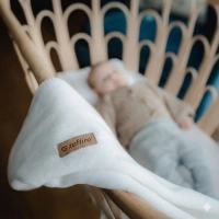 Zaffiro - Oslo Cotton Blanket 75x100, milk