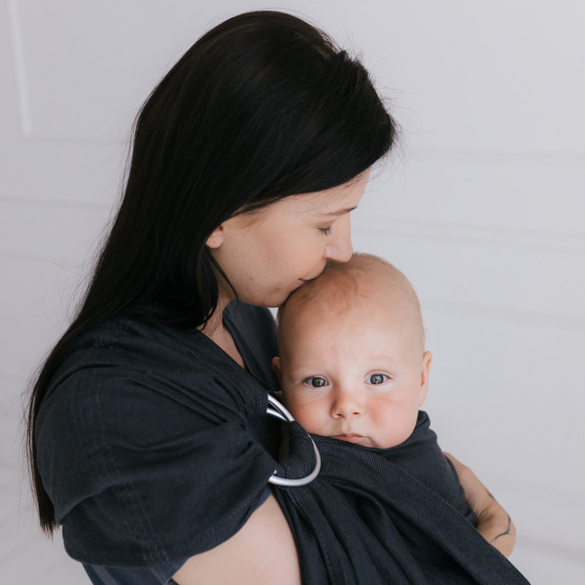 Zaffiro Ring Sling Hug Me - Roma: Anthracite