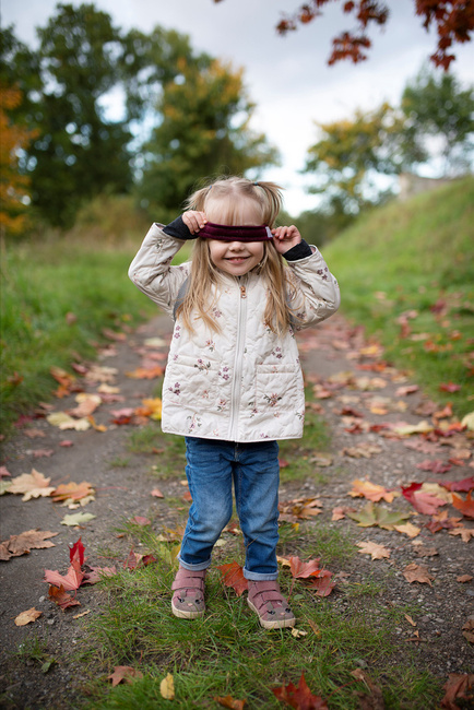 Opaska odblaskowa Kinder Hop Flash - Czerwony