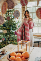 Chusta tkana LennyLamb - Catkin Pollen