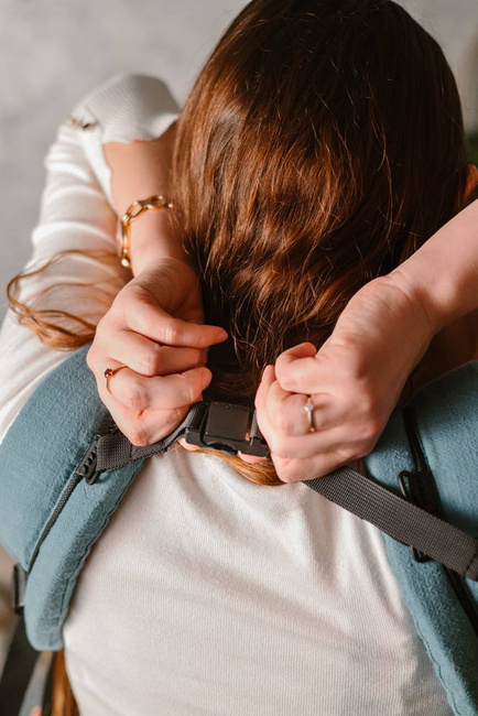 Nosidełko Kavka MultiAge Magnetic - Teal Linen