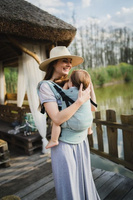 Nosidełko Kavka Multi-age Lagoon herringbone