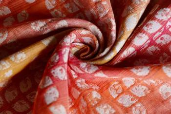 Szal Yaro Petals Ultra Caramel Rainbow Linen