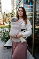 Nosidełko regulowane Qusy - Linen Beige 2.0