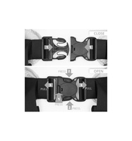 Nosidełko regulowane Fidella Fusion 2.0 Paperclips Aschblau