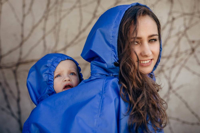 Płaszczyk przeciwdeszczowy LennyLamb - Niebieski