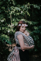 Chusta tkana Sensimo Slings - Flamingos Light