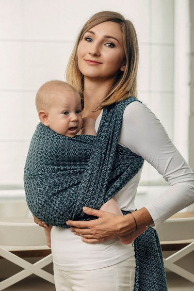 Chusta tkana LennyLamb - LittleLove Ocean Blue