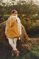 Osłonka Softshell na nosidełko Litle Frog -Mustard