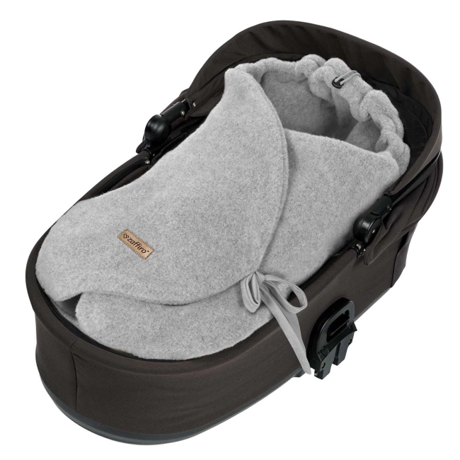 Zaffiro - Woolen wrap 0-12m Sierra Grey
