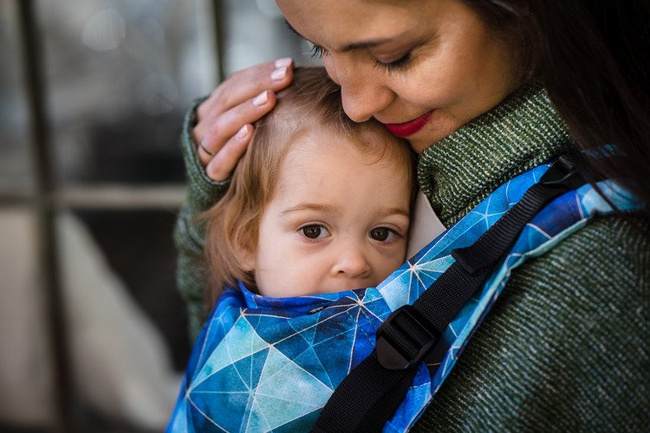 Nosidełko Kavka Multi-age sapphire watercolor