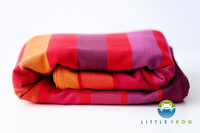 Chusta tkana Little Frog - Malinowy Rodonit