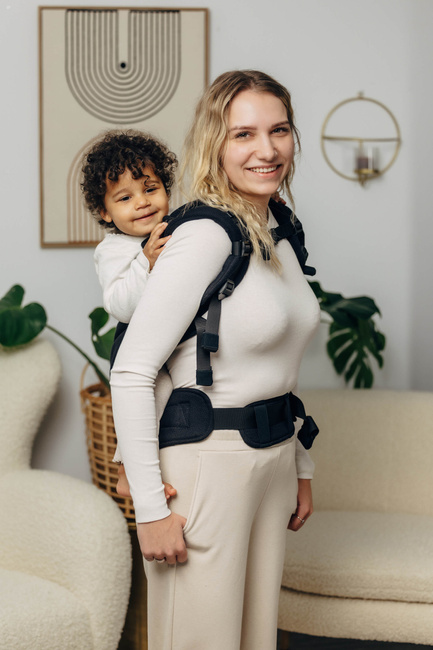 Nosidełko LennyLamb - LennyPreschool: Mała Jodełka Czarny Heban