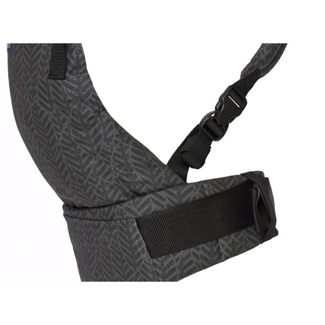 Zaffiro - Adjustable baby carrier SMART 2.0 Grey Leaves