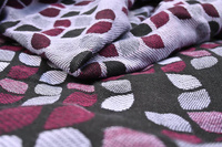 Chusta tkana Yaro Slings - Petals Duo Black Purple Hemp
