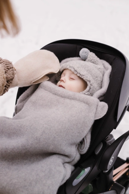 Zaffiro - Zaffiro Mini Sleeping Bag 0-18 months Premium Wool + Brown