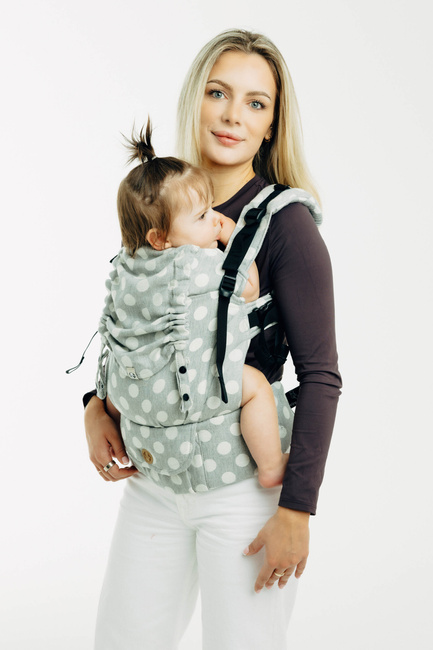 LennyLamb Baby carrier: LennyUpGrade: Litte Herringbone Skylight
