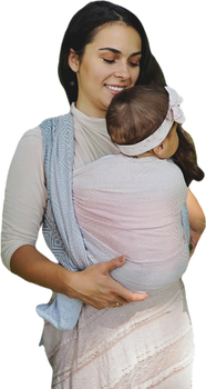 Chusta tkana Little Frog - Foggy Cube