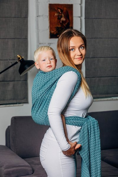 Chusta tkana LennyLamb - Little Love Amazonit