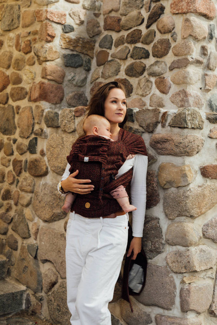 Nosidło hybrydowe LennyLamb - Big Love Auburn