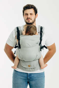 Ergonomiczne nosidełko regulowane - LennyUpGrade Pro: Mała Jodełka Szara