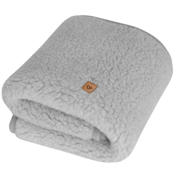 Zaffiro - Koc 100% wełna - Baranek Grey