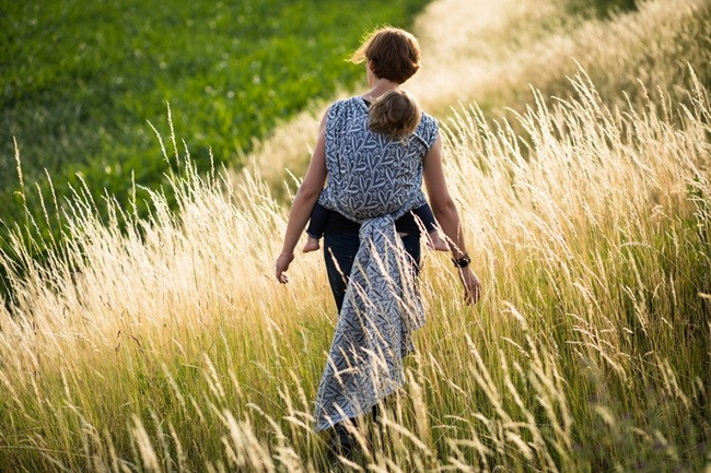 Chusta kółkowa/Ring Sling EverySlings fLOVEr Dark