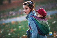 Woven wrap Little Frog - Tourmaline