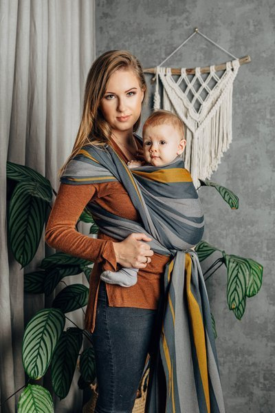Woven wrap LennyLamb - Smoky - Honey