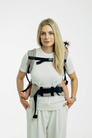 Ergonomiczne nosidełko regulowane - LennyUpGrade Pro: Mała Jodełka Almond