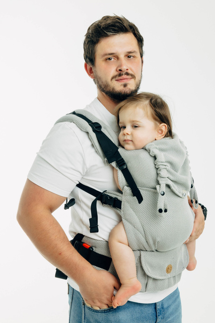 Ergonomiczne nosidełko regulowane - LennyUpGrade Pro: Mała Jodełka Szara