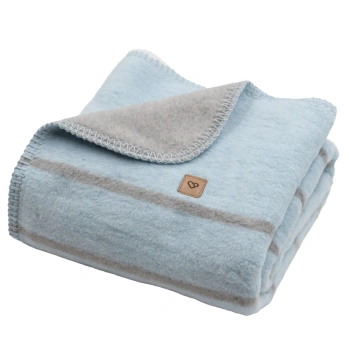 Zaffiro - Alba Cotton Blanket 75x100 baby blue