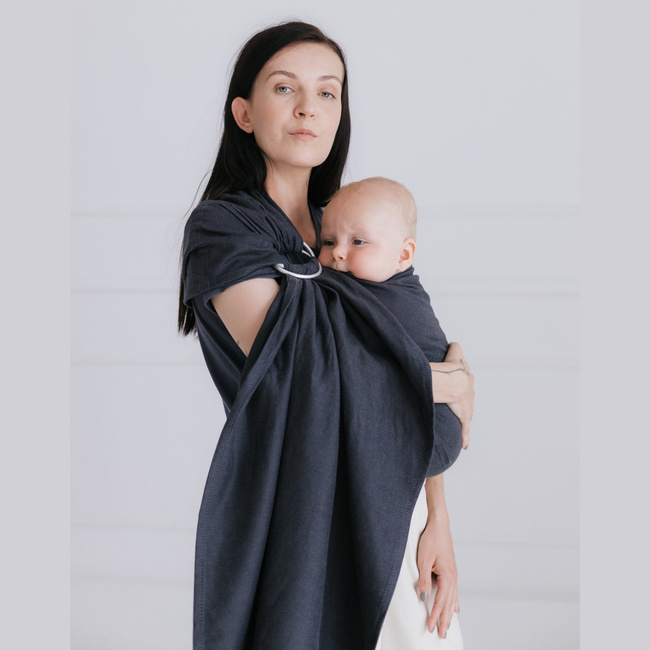 Zaffiro Ring Sling Hug Me - Roma: Anthracite