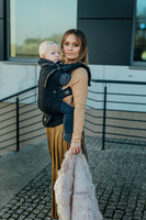 Nosidełko LennyLamb LennyUpGrade - Pawi Ogon - Pitch Black