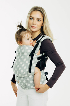 LennyLamb Baby carrier: LennyUpGrade: Litte Herringbone Skylight