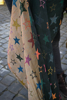 Chusta tkana Yaro Slings - Stellar Spongy Black Multicolor Glossy