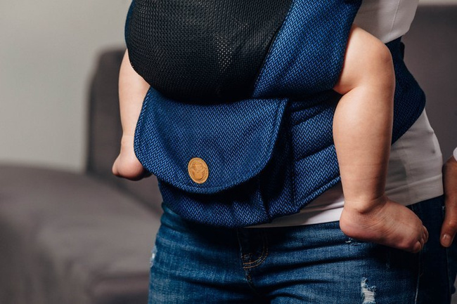 LennyLamb Mesh Baby carrier: LennyUpGrade Cobalt