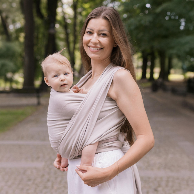 Woven wrap Zaffiro Be Close - Roma: Beige