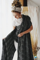 Chusta tkana Little Frog - Merino Boho