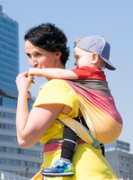 Chusta tkana Luna Dream Rainbow Bamboo