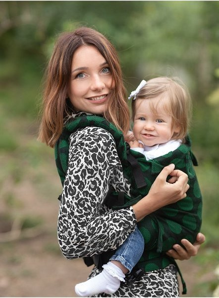 Nosidełko Kinder Hop Multi Soft: Dots Green