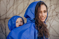 Płaszczyk przeciwdeszczowy LennyLamb - Niebieski