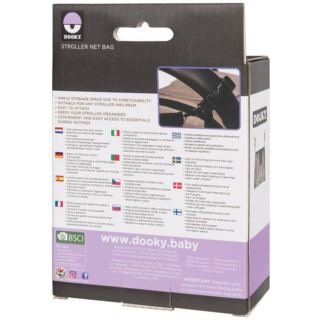Dooky - Torba siatka do wózka na akcesoria i zakupy